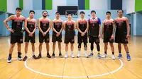 Skuad Basket 3x3 yang dipersipkan Timnas Indonesia pada SEA Games 2023. (Bola.com/Bagaskara Lazuardi)