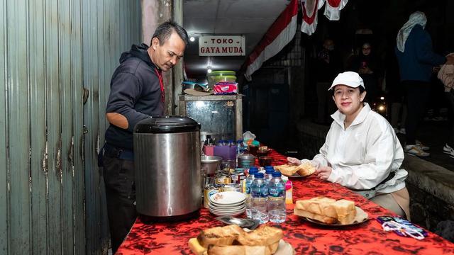 Puan Maharani pelesir ke Dieng