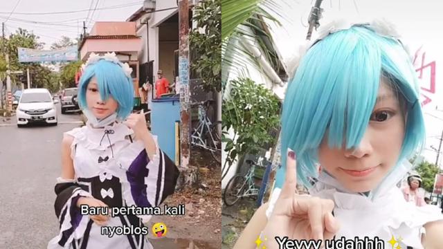 Cosplay Karakter Anime Saat Nyoblos Pilkada Aksi Gadis Ini Viral Citizen6 Liputan6 Com