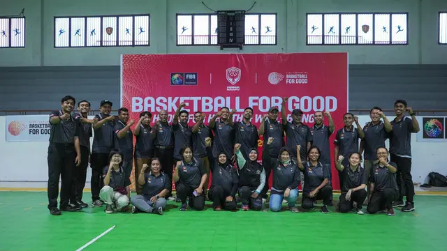 Keseruan Acara Basketball for Good di Maluku