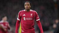 Rio Ngumoha ketika bermain di laga Liverpool vs Tottenham di pekan ke-30 Liga Inggris 2025/2026 di Anfield, Minggu (15/03/2026) malam WIB. (AP Photo/Jon Super)
