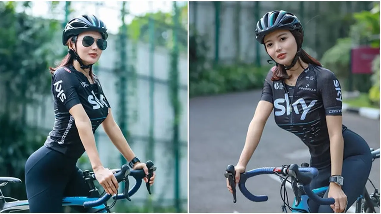 7 Gaya Wika Salim Pakai Sepeda Balap Ini Curi Perhatian Netizen