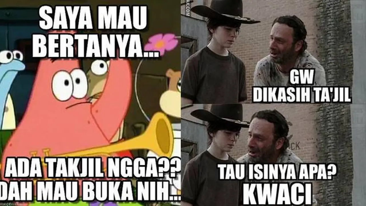 7 Meme Nyeleneh Orang Cari Takjil Gratis di Bulan Ramadhan Ini Kocak