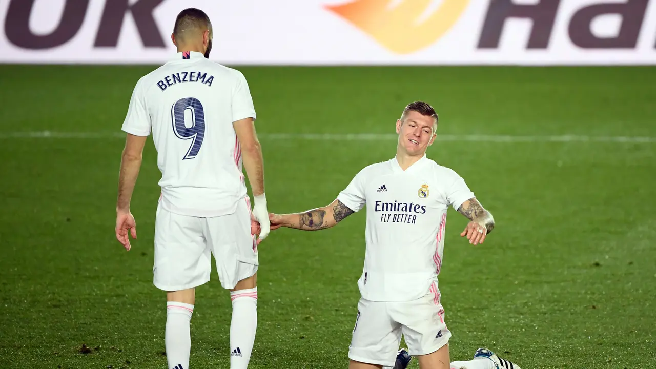 Gelandang Real Madrid, Toni Kroos.