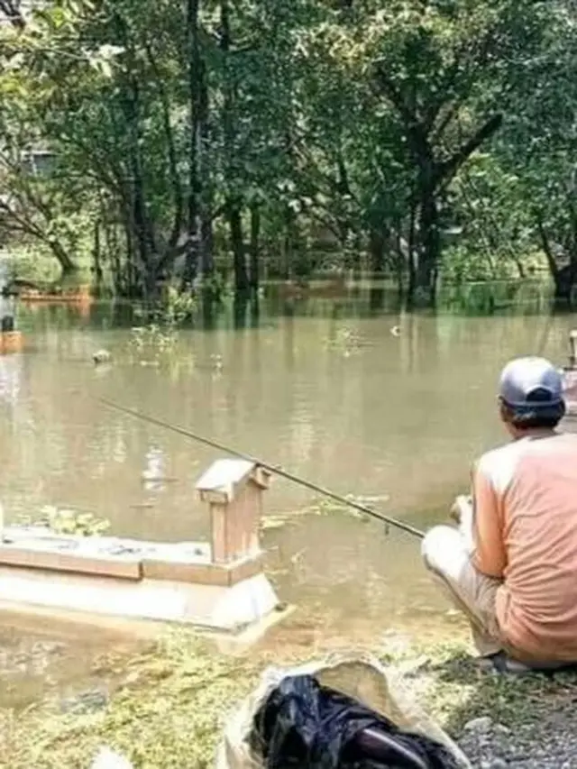 6 Potret Lokasi Mancing Ini Tidak Biasa, Bikin Tepuk Jidat