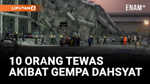 VIDEO: Gempa Terasa hingga Bangkok, 10 Orang Tewas Tertimpa Reruntuhan Gedung