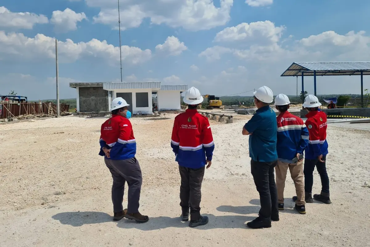 Mother Station (MS) Compressed Natural Gas (CNG) di Kecamatan Jiken, Kabupaten Blora, Jawa Tengah. Dok Pertagas