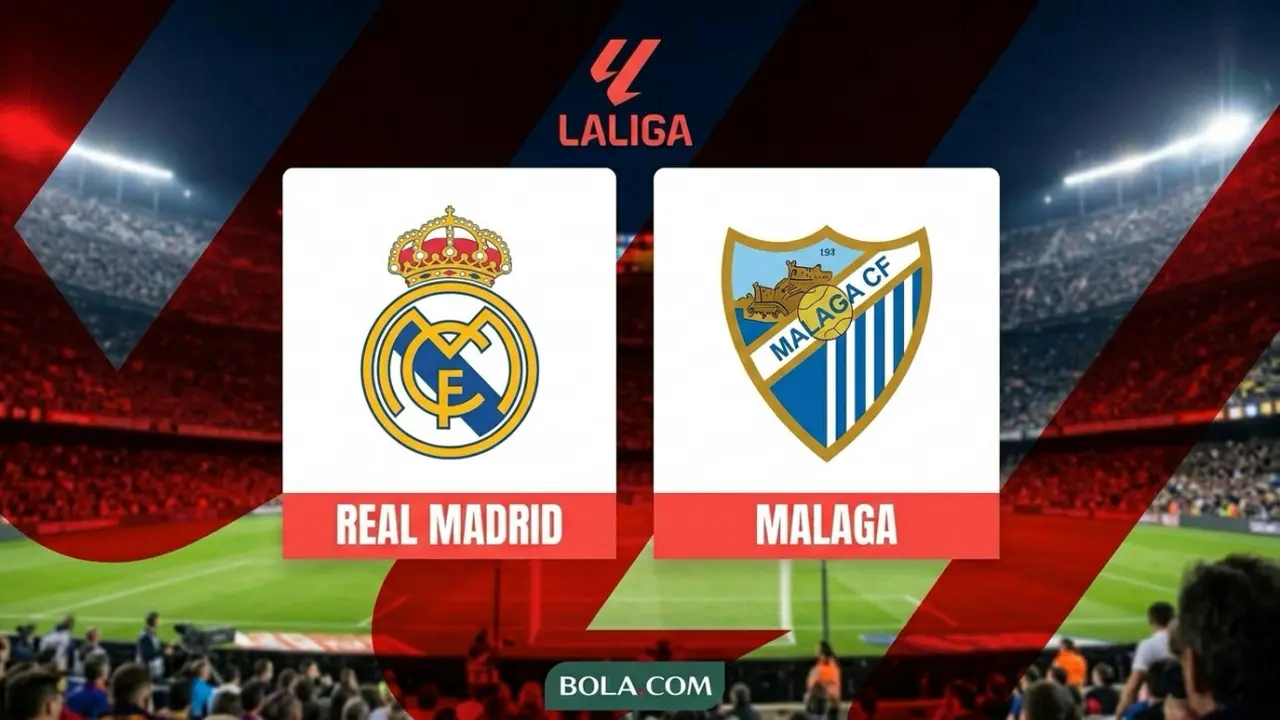 Ilustrasi Real Madrid Vs Malaga