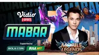 Live streaming mabar Mobile Legends, Senin (22/2/2021) pukul 19.00 WIB dapat disaksikan melalui platform Vidio, laman Bola.com, dan Bola.net. (Dok. Vidio)