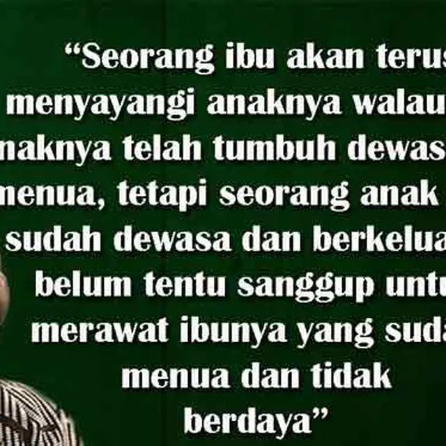 Hari Ibu Internasional Merenungi Kasih Sayangnya Lewat Kata Kata Lifestyle Fimela Com