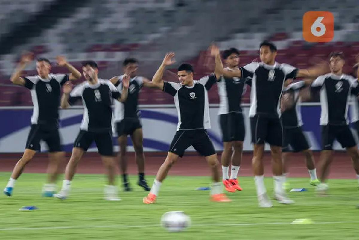 Foto: Persiapan Terakhir Timnas Indonesia Jelang Laga Berat Melawan Jepang di Kualifikasi Piala Dunia 2026
