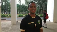 Kapten Timnas Timor Leste di Piala AFF 2018, Jorge Sabas Victor. (Bola.com/Benediktus Gerendo Pradigdo)