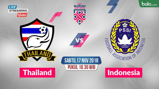 Nikmati Live Streaming Piala Aff 2018 Di Vidio Com Thailand Vs Timnas Indonesia Piala Aff Bola Com