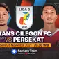 Liga 2, Senin 8 November 2021 : RANS Cilegon FC Vs Persekat