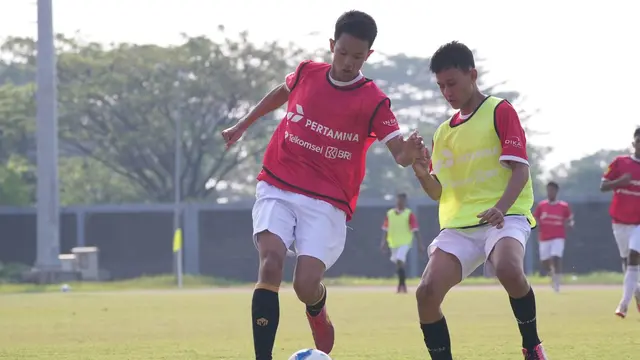 Seleksi Timnas Indonesia U-17 di Palembang, Sumatera Selatan, untuk Piala Dunia U-17 2023.