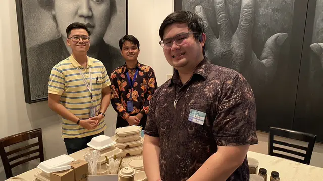 Ijo, Salah satu peserta dari FSIA 2023, dalam kategori bioplastik.