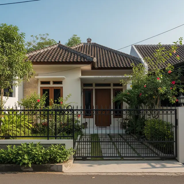 9 Model Pagar Besi yang Cocok untuk Rumah Kecil, Modern dan Tetap Luas