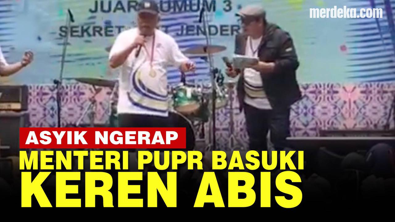 VIDEO: MANTUL! Menteri Basuki Ternyata Jago Ngerap Guys, Pokoknya Serba Bisa