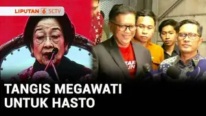 Ketua Umum PDI Perjuangan, Megawati Soekarnoputri menangis begitu melihat Hasto Kristiyanto menghadiri kongres partai di Bali. Hasto baru sehari menghirup udara bebas setelah mendapat amnesti dari Presiden Prabowo Subianto.