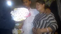 Bayi yang diculik dari Rumah Sakit Hasan Sadikin Bandung ditemukan (Okan Firdaus/Liputan6.com)