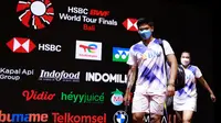 Praveen Jordan/Melati Daeva Oktavianti gagal ke semifinal BWF World Tour Finals 2021. (PBSI)