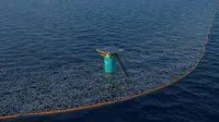 The Ocean Cleanup System (sumber: The Ocean Cleanup)