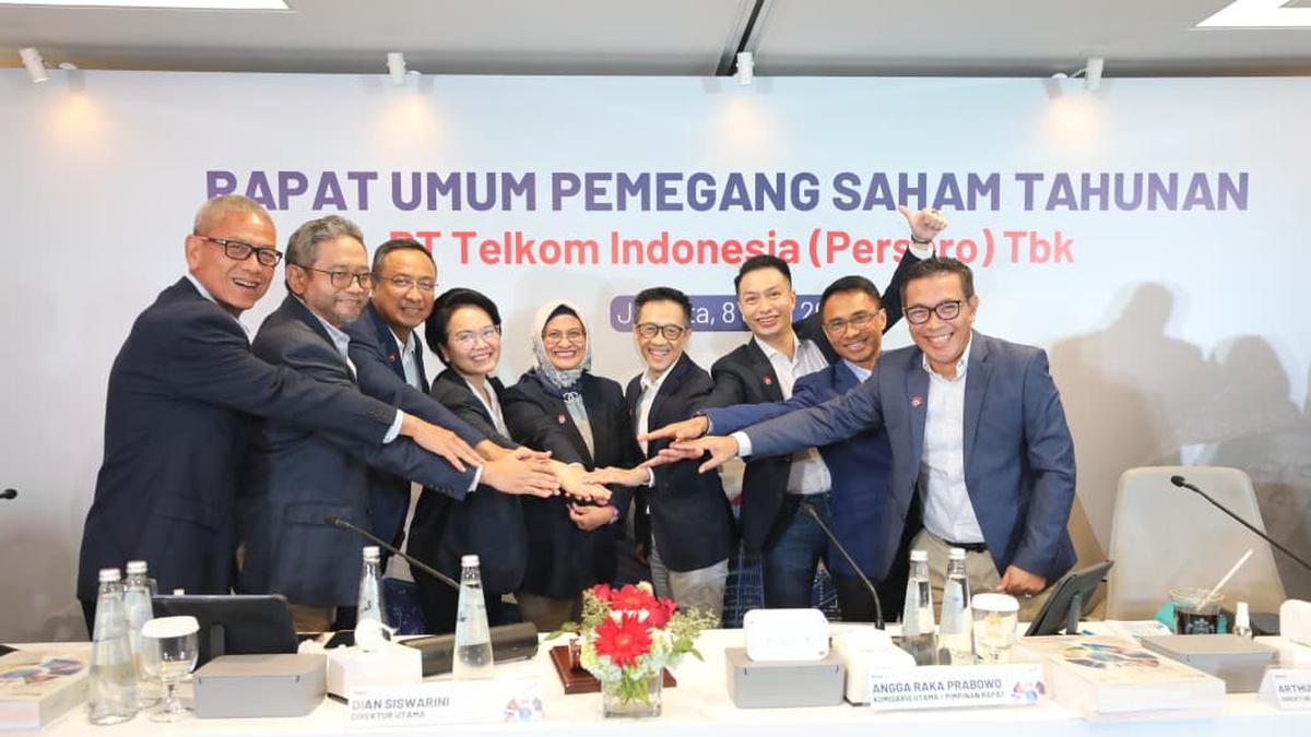 RUPST Telkom Setujui Dividen Rp21,9 Triliun, Susunan Direksi Tetap Dipertahankan