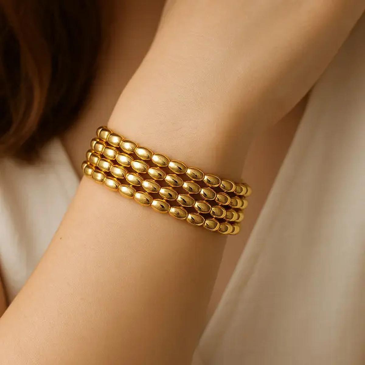 7 Model Gelang Emas Biji Jagung untuk Ibu Muda, Pilihan untuk Tampil Sederhana atau Glamor