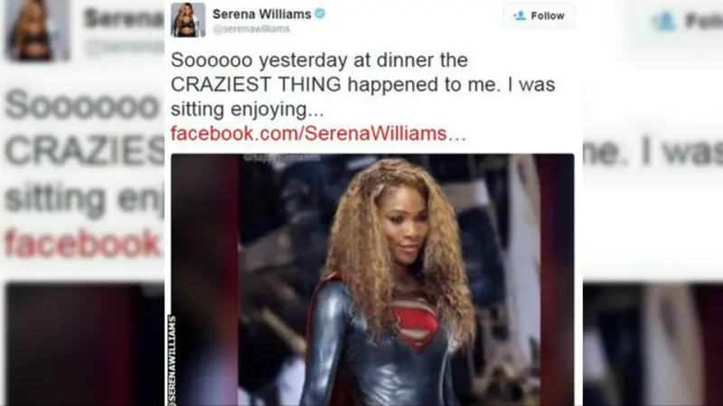 Keren, Petenis Serena Williams Bekuk Pencopet