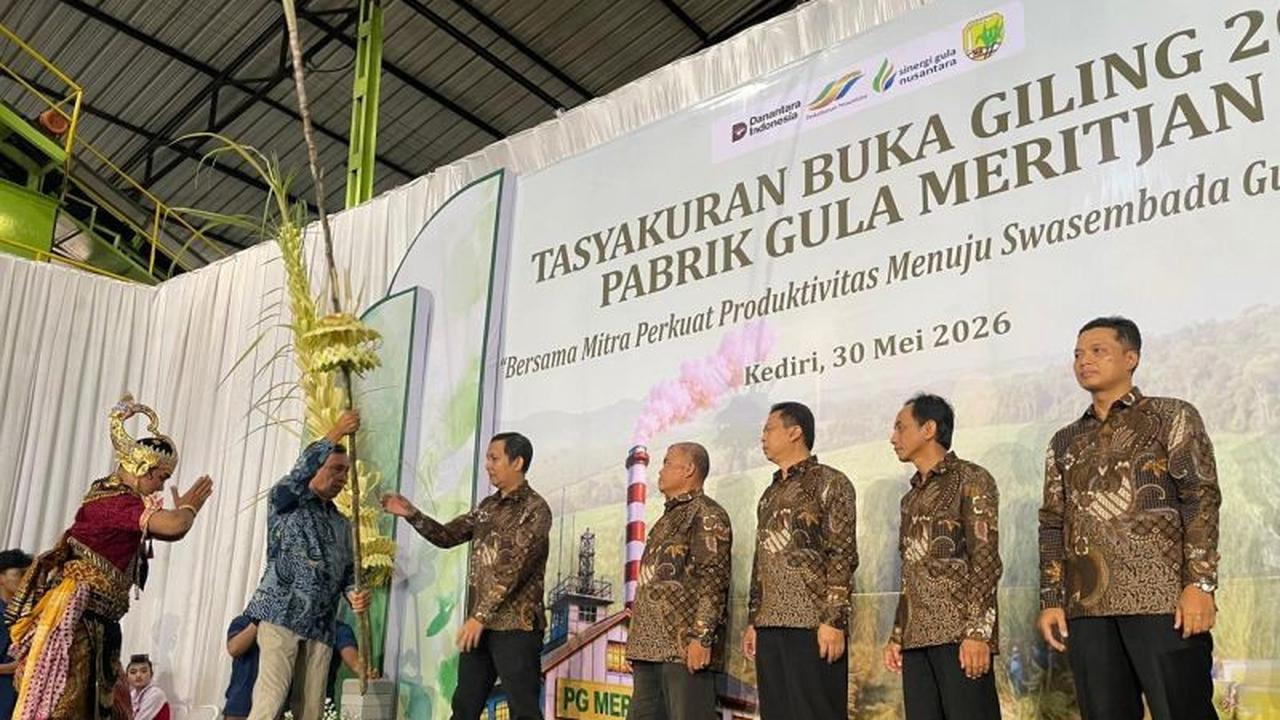 PG Meritjan Kediri Optimis Capai Target Giling Tebu 2,5 Juta Kuintal di Musim 2026