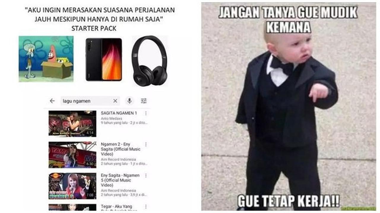 Rindu Kampung Halaman, 7 Meme Susah Mudik Lebaran Ini Dirasakan Anak Rantau