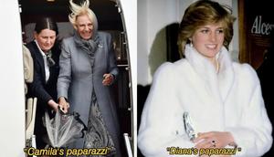 Viral Foto Paparazzi Putri Diana dan Camilla yang Nampak Berkebalikan. Banyak Foto Camilla yang Tak Siap, Sementara Putri Diana Lebih Banyak Tersenyum. (Sumber: TikTok @sabrina_alvess)