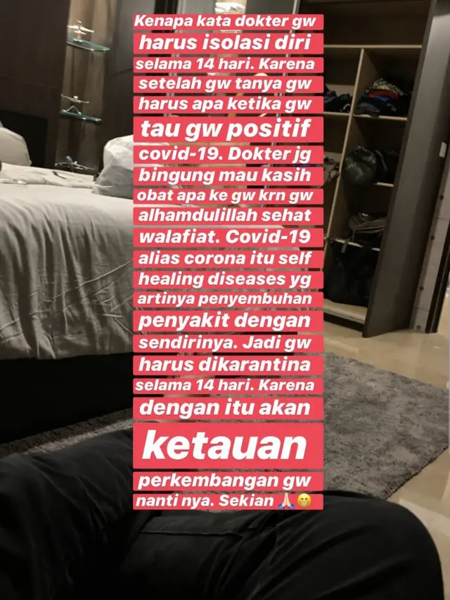 Unggahan Detri Warmanto. (Foto: Instagram @detriwarmanto)