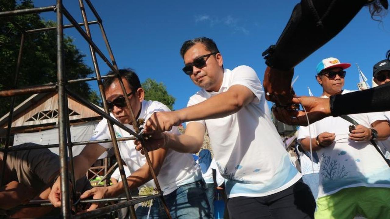 ASDP dan PNM Baubau Kolaborasi Tanam 600 Terumbu Karang, Jaga Ekosistem Laut Berkelanjutan