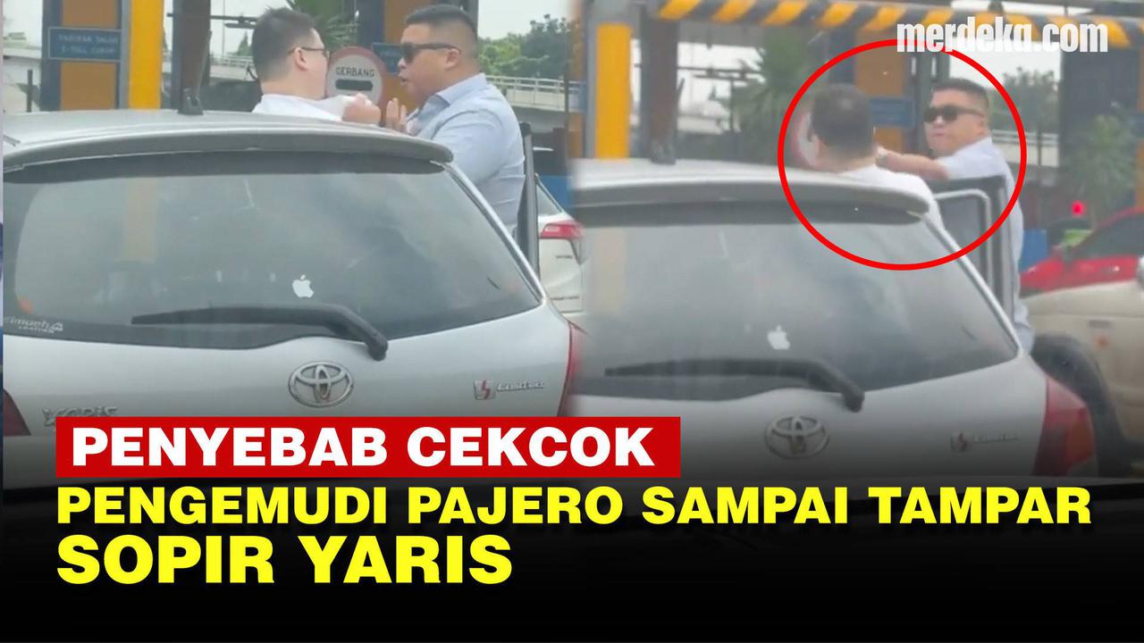 VIDEO: Kronologi Pengemudi Pajero Tarik Kerah dan Tampar Sopir Yaris