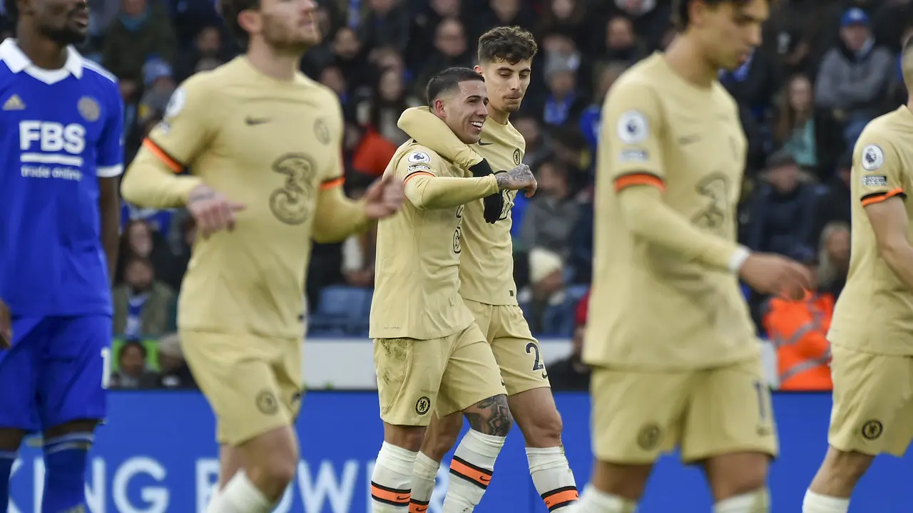 Chelsea melawan Leicester City di Premier League 2022/2023.