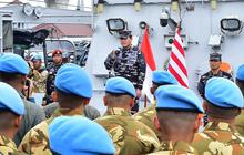 FOTO: 120 Prajurit TNI AL Kembali ke Tanah Air Usai Misi Perdamaian PBB di Lebanon