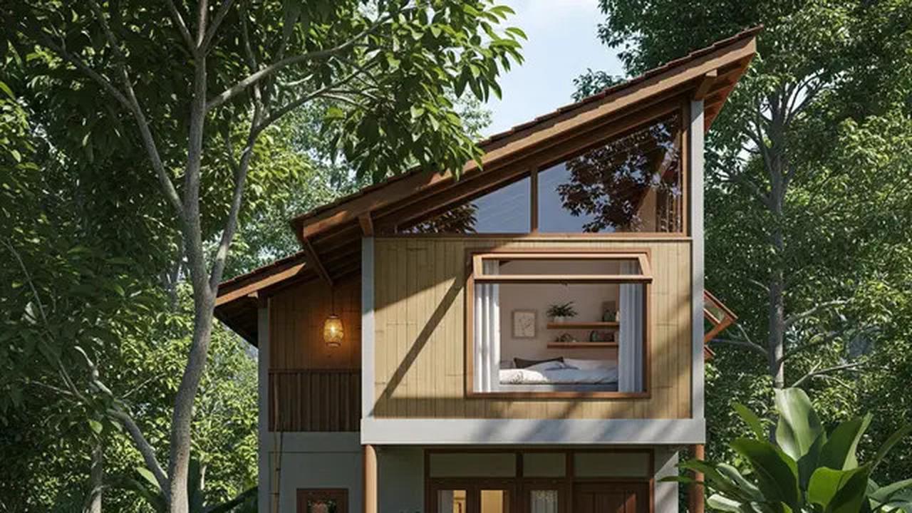 10 Inspirasi Desain Rumah Sederhana 2 Lantai di Desa, Nyaman, Asri, dan Hemat Biaya