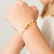 Gelang Emas Model Chain Minimalis 2 Gram. Foto: Qwen AI