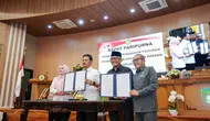 Rapat paripurna penetapan perubahan Program Pembentukan Peraturan Daerah (Propemperda) 2024 Kota Madiun, Jawa Timur.