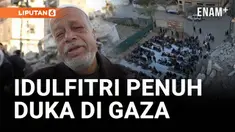 Warga Gaza menghadapi Idul Fitri dengan kesedihan mendalam akibat perang yang terus berlanjut. Sebagian warga menggelar salat di tanah kosong di Deir al-Balah, di tengah kehancuran. "Ini adalah Idul Fitri penuh duka," kata Adel al-Shaer, yang kehilan...