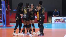 Tim voli putri Jakarta Popsivo Polwan melanjutkan tren positif pada laga lanjutan Proliga 2026 seri Pontianak. (Dok. PBVSI)