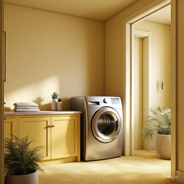 12 Inspirasi Warna Ruang Cuci Pakaian, Interior Menarik Bikin Tak Mudah Bosan