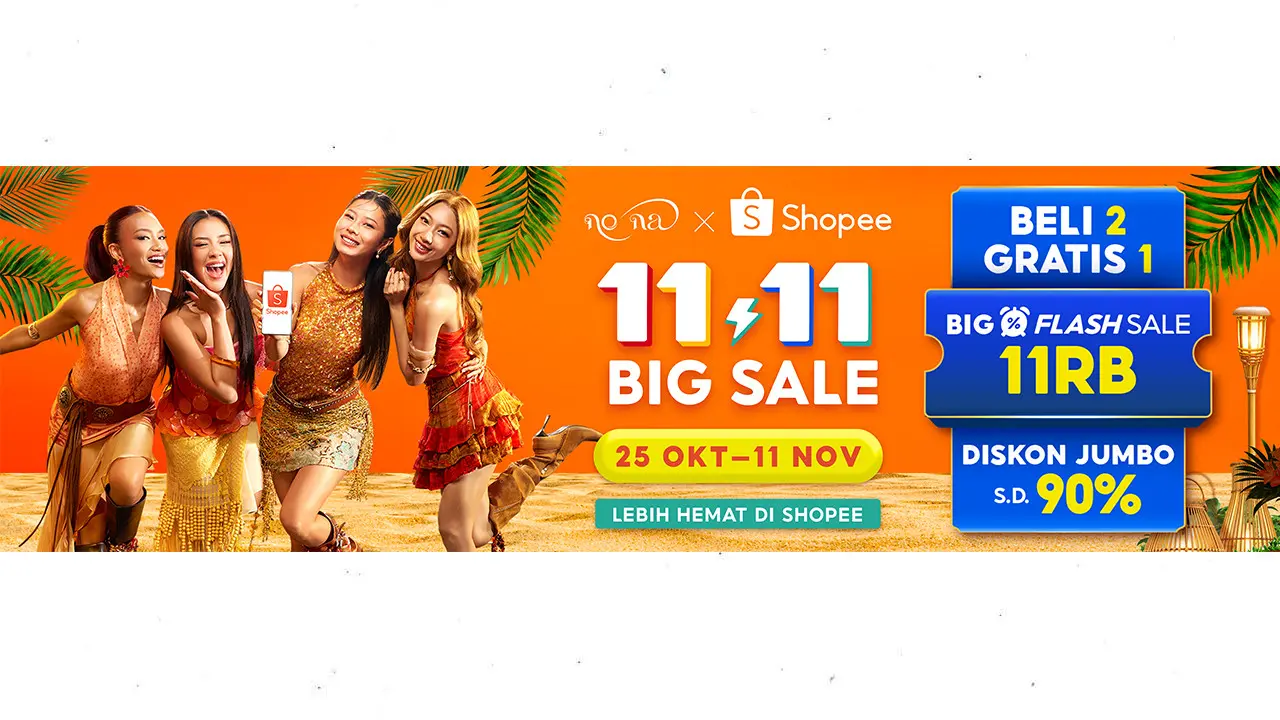 Kolaborasi no na X Shopee dalam iklan terbaru di kampanye 11.11 Big Sale