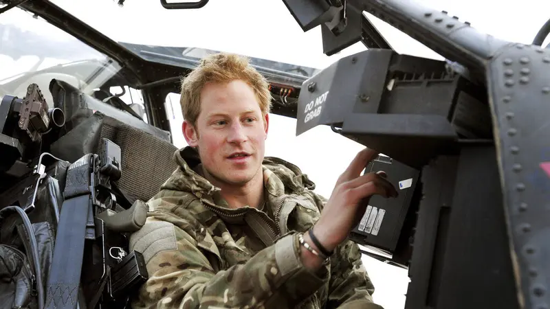 Foto Pangeran Harry Saat Bertugas di Afghanistan, diambil pada 12 Desember 2022. (AP Photo/ John Stillwell, Pool, File)