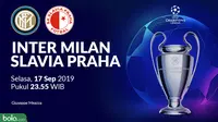 Liga Champions - Inter Milan Vs Slavia Praha (Bola.com/Adreanus Titus)