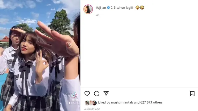 Fuji, adik ipar Vanessa Angel (Foto: Instagram/@fuji_an)