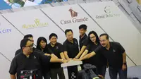 Damai Putra Group melaunching logo baru bersamaan dengan pembukaan Indonesia Property Expo 2018 di Jakarta Convention Center (JCC), Senayan.