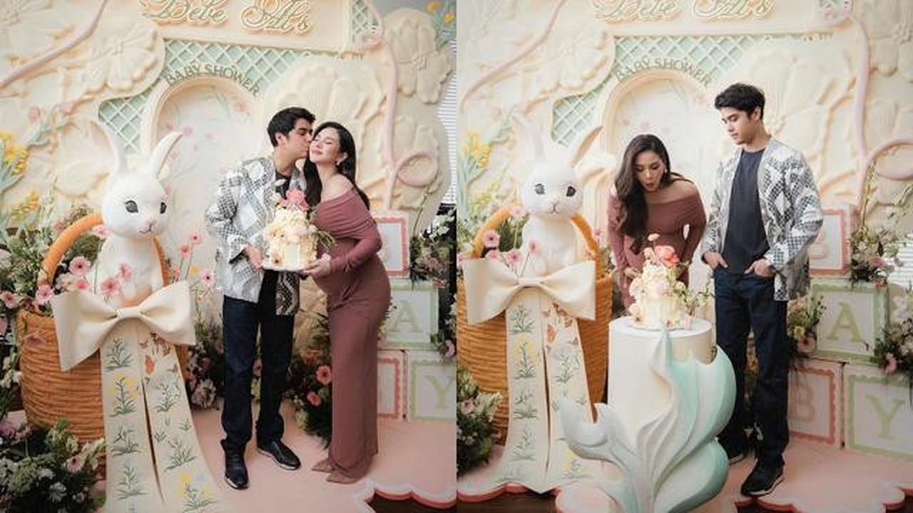 8 Potret Dekorasi Ulang Tahun & Baby Shower Alyssa Daguise, Nuansa Romantis dari Al Ghazali Bikin Baper