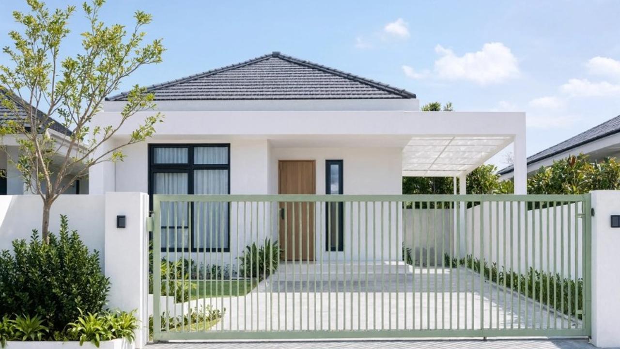 Warna Cat Pagar yang Bikin Rumah Terasa Sejuk (AI Generated)